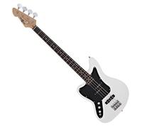 Gear4music Seattle Guitare basse pour gaucher Blanc