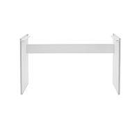 gear4music Support pour Piano de Scène SDP-2, Blanc | Pied robuste et élégant pour piano SDP-2, cadre en bois avec support dorsal, finition blanc mat, pieds antidérapants
