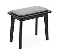 gear4music Tabouret de Piano Contemporain, Noir Mat