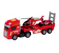 Gearbox Fire Truck Set - Ensemble de pompiers jouet avec son et lumière