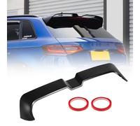 GEARCELL Aileron de toit arrière compatible pour Audi A3 S3 RS3 8V Sportback 5 Portes 2013-2020 Lip Splitter de toit arrière Aileron de coffre de toit (Noir brillant)