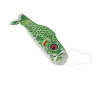 Geardeangloow 40 cm Manche à air Carpe Japonaise Streamer Poisson Drapeau Cerf-volant Nobori Koinobori Vert