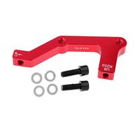 Geardeangloow Adaptateur de frein à disque pour étrier de vélo PM vers IS arrière Rouge