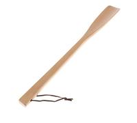 Geardeangloow Burlywood Chausse-pied en bois massif à manche long, Burlywood, 40x4x1.5 cm