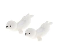 Geardeangloow Couvre-lames de patins à glace en peluche douce pour homme et femme, sceau d'entraînement, 35 cm