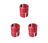 Geardeangloow Lot de 3 manchons réducteurs de guidon de VTT en alliage de 25,4 mm à 31,8 mm - Adaptateur pour vélo de plein air - Entretoises d'épaisseur - Couleur :