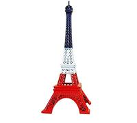 Geardeangloow Modèle Tour Eiffel France Paris multicolore Décoration de la maison Modèle en métal Style 3 25 cm