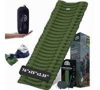 GearDoctors® Ether Matelas de couchage ultraléger, matelas gonflable compact pour camping, randonnée, tente, voyage en plein air, 496 g