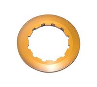 GearDrivex Arrache Volant Bague Verrouillage Cassette 11 Dents en Alliage D'aluminium 7075, Couvercle Bague Verrouillage Cassette, Boulon Fixation Roue Libre Vélo, Vis pour VTT(Gold)