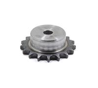 GearDrivex Arrache Volant Pignon Industriel 08B / 10 à 14 Dents, Trou de Traitement 10/12 mm avec chaîne 08B / pignon 4 Points/Pas 12,7 mm(10T Process Hole 10)