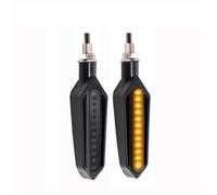GearDrivex Motorcycle off-road lights Feu clignotant LED pour moto 12 V 10 mm, 24 LED, relais universel intégré pour moto(2Pcs-Yellow)