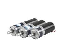 Geared Motor 12V 24V DC Motor Motor Miniature Small 32GP-31ZY Planetary Gearbox Large Torque DC Electric Motor with Bracket(16RPM,24V 8MM)