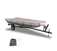 GEARFLAG Jon Housse de Bateau 600D imperméable et résistante aux UV avec Sangles latérales réglables renforcées (3,7 à 4,2 m de Long, 600D, Largeur des poutres jusqu'à 177,8 cm)