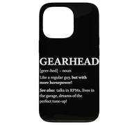 Gearhead Definition Funny Car Enthusiast Manuel Driver Coque pour iPhone 13 Pro