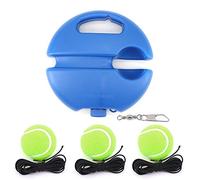 Gearific Équipement d'entraînement de Tennis avec Corde et 3 balles d'entraînement