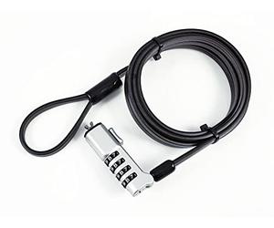 Gearlab Security Lock with Slim Combination for Noble Wedge, WDG08, WIRELOCK, WIRE, Lock (Combination for Noble Wedge Security Slot)