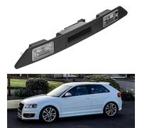 GEARLEADER 8P48275743FZ Éclairage de plaque d'immatriculation arrière pour Audi A3 8P S3 RS3 RS4 RS6 Q7 A4 B6 B7 A6 C6 8P4 827 574 3FZ