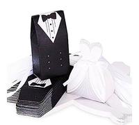 Gearmax 100pcs Boîte à Dragées pour Mariage, Boîte de Cadeau de Chocolat et Boîte de Bonbons, Cadeau de FêTe, Mariage