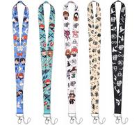 GEARMAX 5 Pièces Tour de Cou Téléphone Multicolore Porte-clés Accessoires Lanière Anti-Perte, Universelle Cordon Tour de Cou pour Téléphone Portable