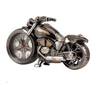 Gearmax Horloge Créatif en Forme de Moto Rétro Réveil pour Domicile et Bureau Utilisation Vintage Moto Alarm Clock