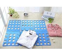 Gearmax Planche Pliante Chic pour Vêtements - Folds Chemises, t-Shirts, Serviettes et Shorts en Quelques Secondes par Flip Fold - Organiseur Bend Panel Lingerie Garments (Bleu)