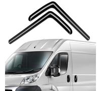 GEARMONSTER Déflecteurs de vent compatibles avec Citroën Typ 250, 250L, D, B, Y, à partir de 2007, pare-brise de protection contre la pluie, déflecteurs intégrés, déflecteur de vent intégré, 2 pièces