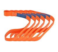 GEARMONSTER EN-12195-2 Lot de 6 passants de sangle 450 x 38 mm, boucles d'arrimage, 1000 kg, pour voiture, moto, camping, escalade, suspension, transport, sécurité de chargement, sangle d'arrimage,