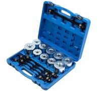 GEARMONSTER Lot de 27 extracteurs de roulement de roue, outil d'extraction de roulement silencieux, douilles en caoutchouc, douilles de pression avec mallette de rangement pour voiture, camion,