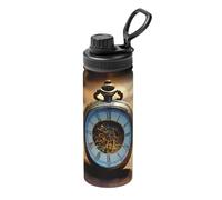 Gears Clock Bronze Century Impression 532 ml Sports Isotherme Bouteille de voyage polyvalente pour basket-ball extérieur