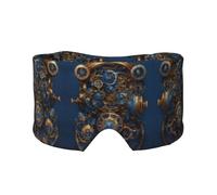 Gears Clock Cache-oreilles et yeux avec sangle réglable pour voyage, sieste, travail, bureau