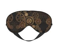 Gears Clock Masque de sommeil doux pour les yeux pour la maison et le camping, bloque la lumière, confortable pour la plupart des utilisateurs