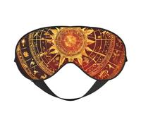 Gears Clock Masque pour les yeux polyvalent avec couverture complète Aide au sommeil Léger Respirant Voyage Camping