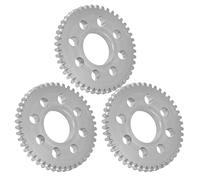 Gears, Spur Gear 14mm Center Hole Traitement d'oxydation anodique 3 pièces pour équipement(4312-0414-0046)