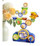 Gears Toys Kids, Interactive Electric Educational Game, Building Use Easy Play, Material Colorful Design Feature, Gears Construction Set Learning Accessory, Building Toys Tool for Children Boy