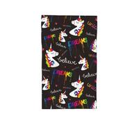 Gearsly Torchons de cuisine, Believe Unicorns Dreams Torchons à vaisselle super absorbants, mignons et doux, pour décoration de cuisine, salle de bain, invités, cadeaux pour femmes et hommes