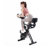 GEARSTONE Speedbike D3 Vélo d'appartement, fitnessbike vélo pliant, indoor-cycling magnétorésistif classe 12, avec écran LCD, surveillance du pouls X-BIKE, F-BIKE