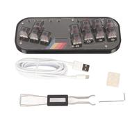 Gearwell Clavier de boîte de combat pour mini contrôleur HIT BOX, mini contrôleur de bâton de combat SOCD HIT BOX pour bâton de combat SOCD pour commutateur mécanique Mixbox But ton