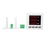 Gearwell Compteur de puissance multifonction, compteur numérique monophasé 72-UIF, voltmètre AC, ampèremètre Hz avec affichage V A Hz pour la surveillance