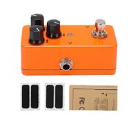 Gearwell Delay Pedal, Echo Pedal Delay Stompbox Time Repeat Controls, Mini pédale d'effet de Guitare avec True Bypass pour Guitare électrique, Orange
