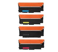Gearwell Ensemble de cartouches de toner, cartouches de remplacement CLT K406S, cartouche de toner 4 couleurs CLT C406S Y406S M406S compatible avec l'imprimante C460FW C460W C410W