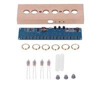 Gearwell IN14 Glow Tube HORLY, Kit d'horloge de Tube de Bricolage, enclos de Module d'assemblage, 5V 1A alimenté par USB, Jeu d'éclairage d'horloge de Tube, Affichage de Temps
