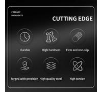 Gearwell Jeu d'extracteurs de boulons, 10 pièces 1 2 pouces, douilles d'extraction et douilles de retrait pour écrous de roue arrondis dénudés, boulons, vis