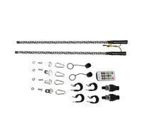 Gearwell LED Whip Lights, 3 Pieds RVB Flag Polt Light avec Application Control Compatible avec UTV ATV Truck Toat, Chasing Spiral Antenne Light 12 24V, 2pcs Set