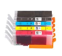 Gearwell Lot de 5 cartouches d'encre ABS compatibles avec MG5740 MG6840 MG7740 TS5040 TS6040 pour impression de bureau
