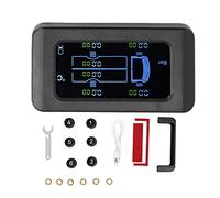 Gearwell Tire Pressure Monitor, TPMS Sensor Kit Universal 0-8.5bar 122Psi Truck, Solar USB Charging System, 6 capteurs de pneu externes