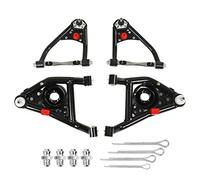 Gearwell un ensemble de bras de contrôle du corps, 4pcs Upper inférieur inférieur lourds remplacement pour Camaro Nova, amélioration des bras de suspension à haute résistance à