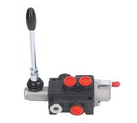 Gearwell Valve de commande hydraulique à 1 bobine, barre de levier de secours réglable de 3600 PSI, centre parallèle à double effet pour tracteurs, chargeurs, fendeuses de bûches