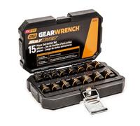 GEARWRENCH 15 Pc. 1/4" & 3/8" Drive Bolt Biter Impact Extraction Socket Set - 84783