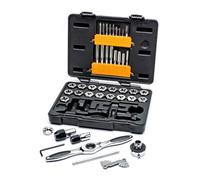 GearWrench 3885 Jeu de Tarauds et Matrices SAE à Cliquet, 42 Pièces