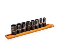 GEARWRENCH 8 Pc. 1/4" & 3/8" Drive Bolt Biter Impact Extraction Socket Set - 84782